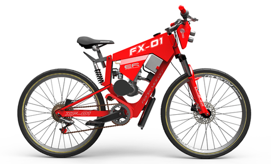 FX 超級霸氣電動自行車設計