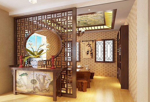 中式餐廳裝修設(shè)計常用的“中國元素”配飾手法